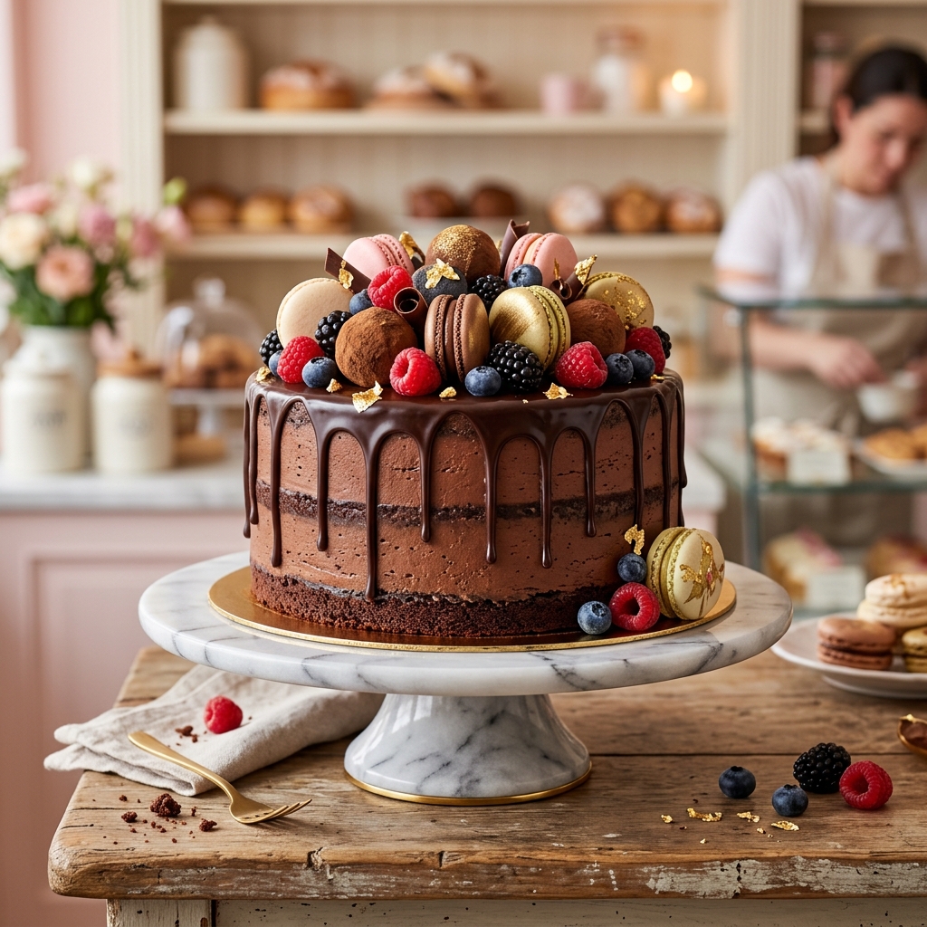 Lotus Biscoff Caramel Crunch Cake